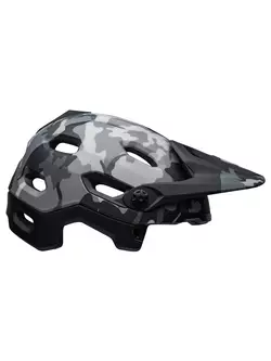 BELL SUPER DH MIPS SPHERICAL helma na kola s plným obličejem, matte gloss black camo