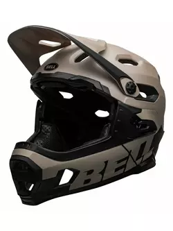 BELL SUPER DH MIPS SPHERICAL helma na kola s plným obličejem, matte gloss sand black