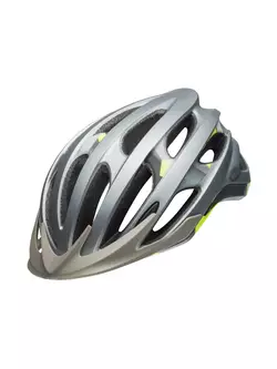 BELL cyklistická helma mtb drifter matte gloss silver deco BEL-7088711