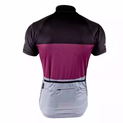 DEKO pánský cyklistický dres s krátkým rukávem Maroon MNK-002-03