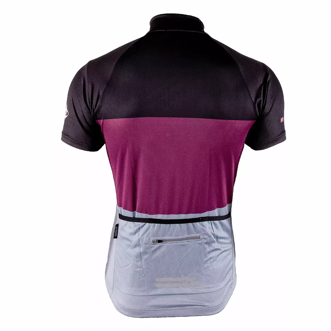 DEKO pánský cyklistický dres s krátkým rukávem Maroon MNK-002-03