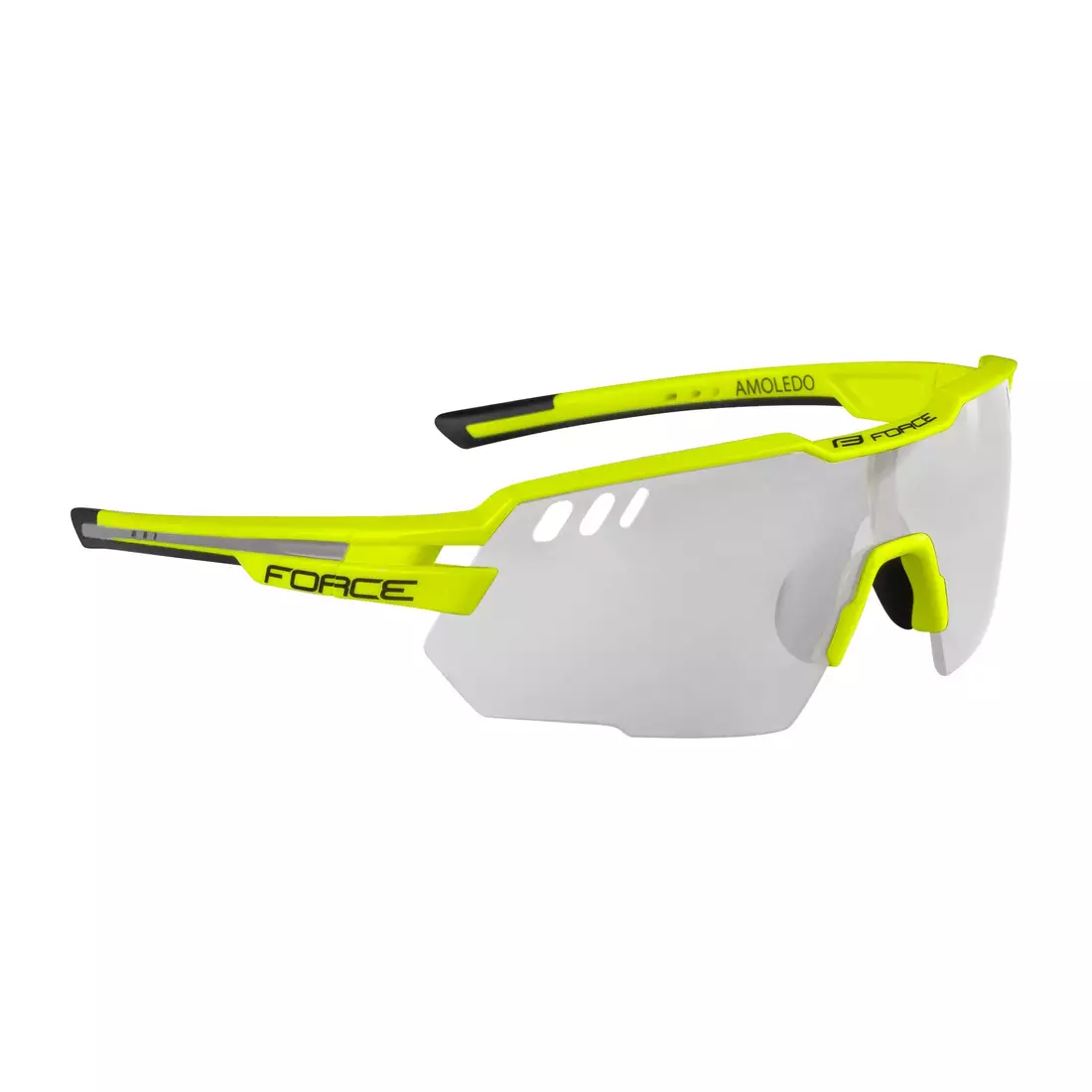 FORCE AMOLEDO Cyklistické / sportovní fotochromatické brýle fluor yellow 910852