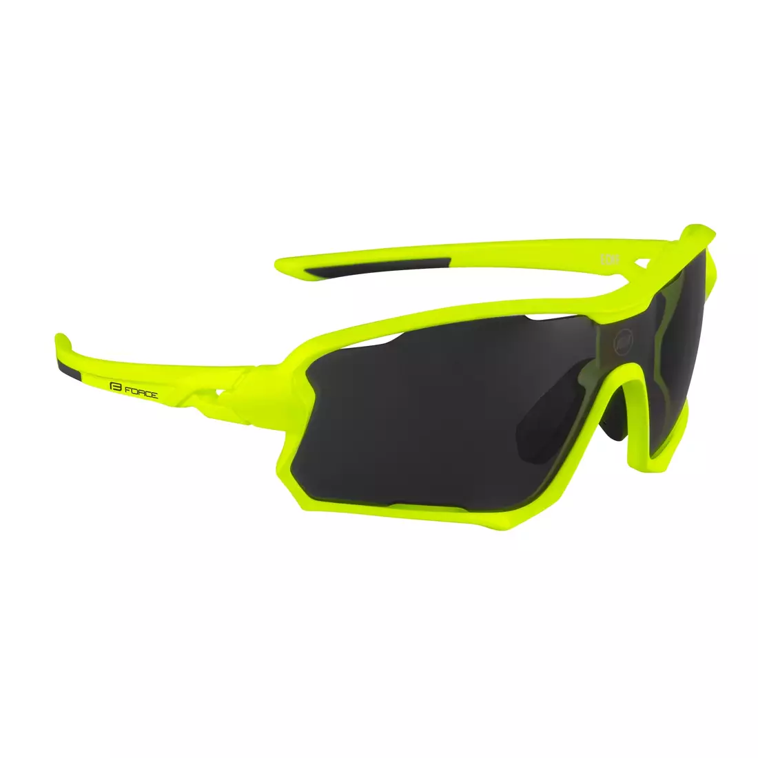 FORCE EDIE cyklistické / sportovní brýle fluo žlutá  910815