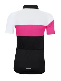 FORCE VIEW LADY MTB cyklistický dres pro ženy, černý, bílý a šedý 9001326