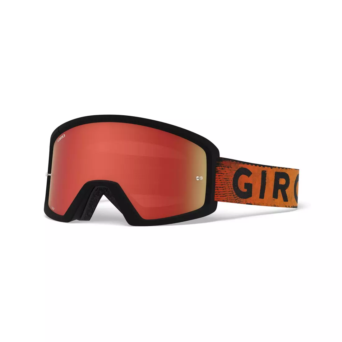 GIRO cyklistické brýle tazz mtb black red hypnotic (barevné sklo AMBER SCARLET trail + Průhledné sklo 99% S0) GR-7114186
