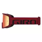 GIRO cyklistické brýle tazz mtb red black (barevné sklo VIVID-Carl Zeiss TRAIL + Průhledný panel 99% S0) GR-7114194