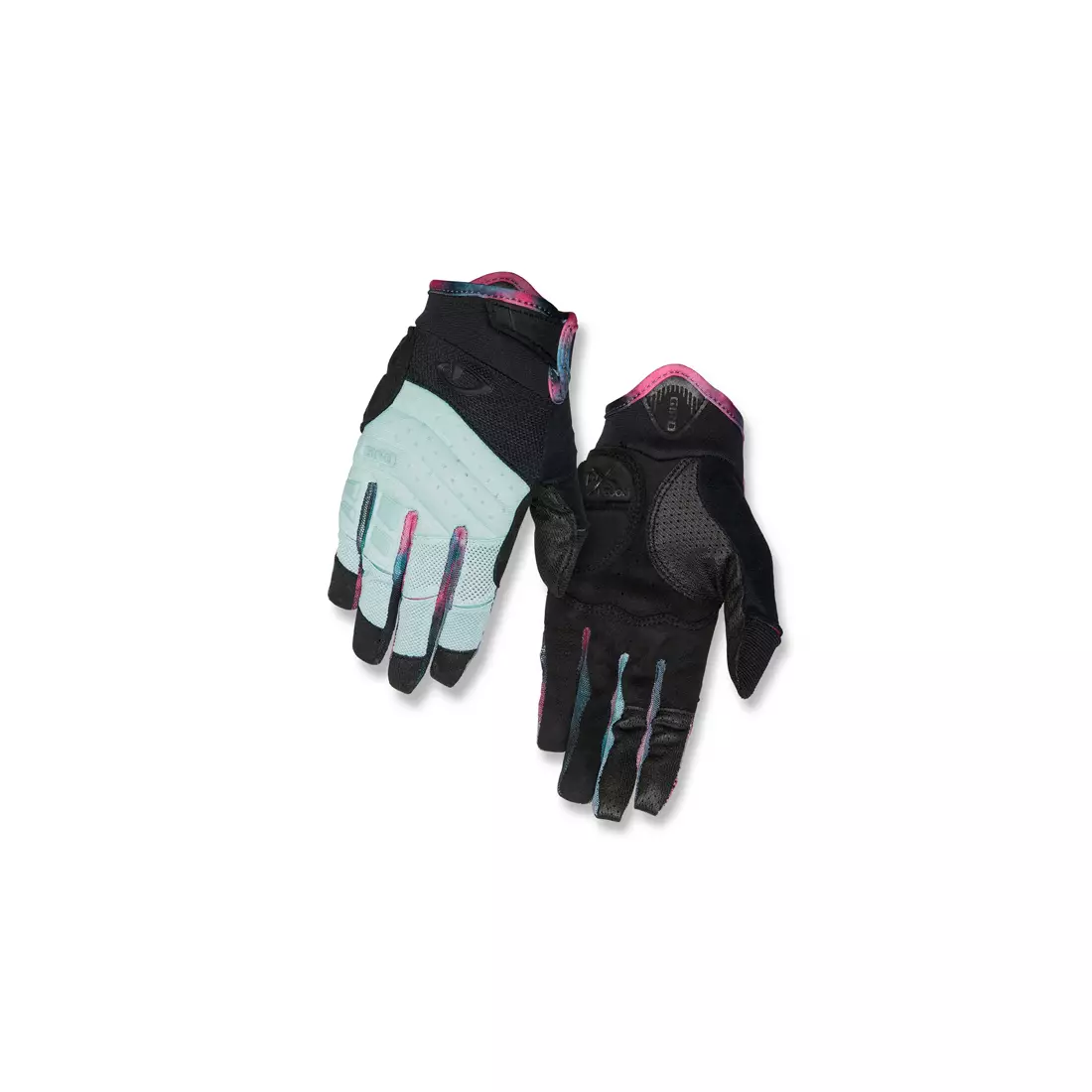 GIRO dámské cyklistické rukavice XENA mint tie-dye GR-7085623