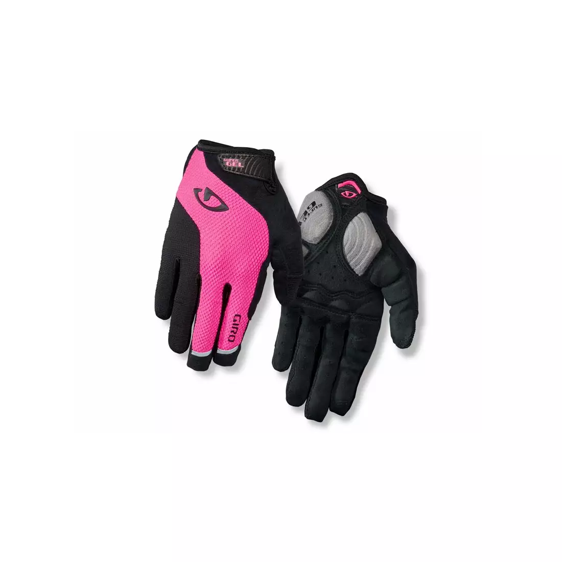GIRO dámské cyklistické rukavice strada massa sg lf bright pink GR-7076412