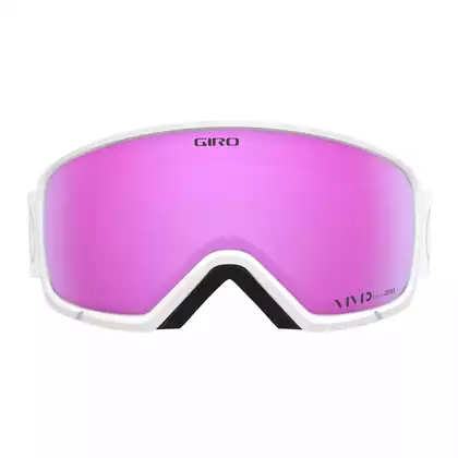 GIRO damskie gogle zimowe narciarskie/snowboardowe millie white core light (VIVID PINK 32% S2) GR-7119835