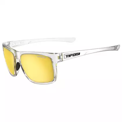 Okulary TIFOSI SWICK crystal clear (1 szkło Smoke Yellow 11,2% transmisja światła) (NEW) TFI-1520405374