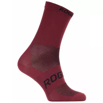 ROGELLI RCS-08 cyklistické ponožky 007.143 bordové