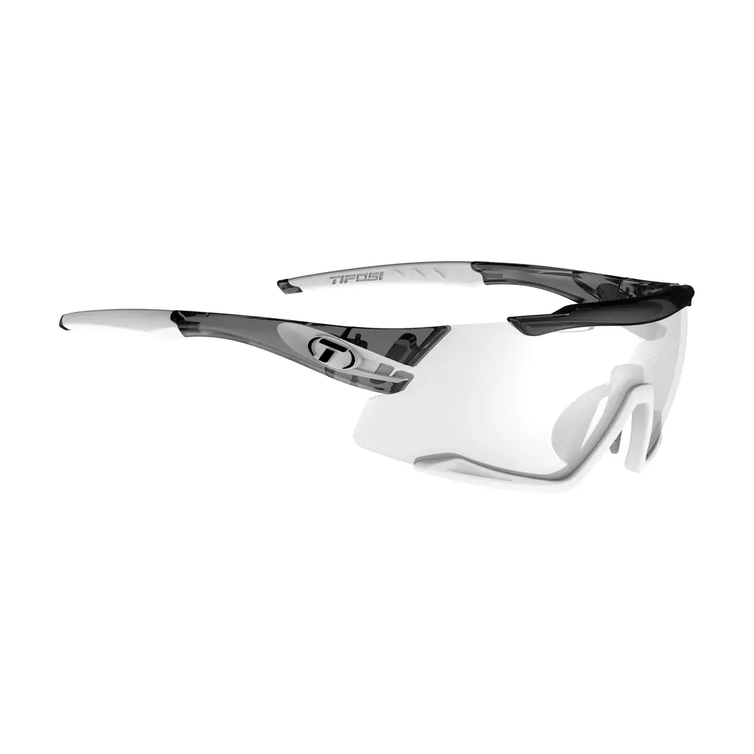 TIFOSI fotochromatické sportovní brýle aethon fototec crystal smoke/white (Light Night photochrome 75,9%-27,7%) TFI-1580302831