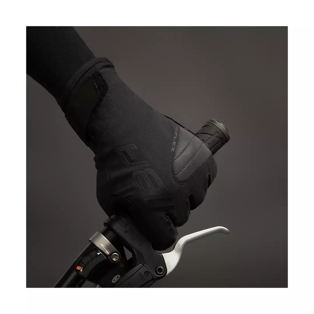 CHIBA BIOXCELL WARM WINTER teplé zimní cyklistické rukavice Primaloft, Černá 3160020 