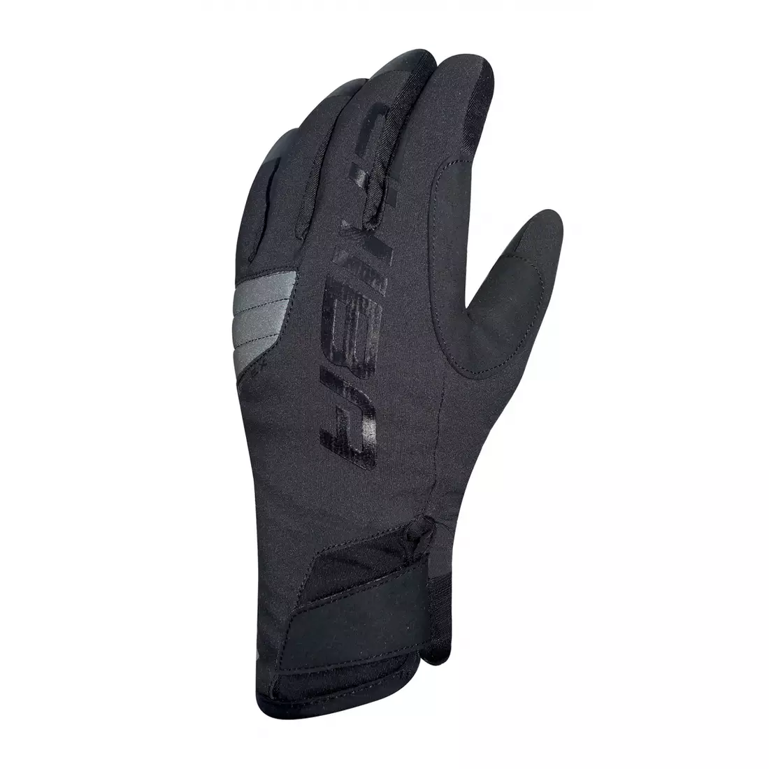 CHIBA BIOXCELL WARM WINTER teplé zimní cyklistické rukavice Primaloft, Černá 3160020 