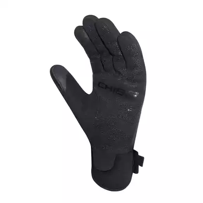 CHIBA CLASSIC zimní cyklistické rukavice, black/gold 3120320 
