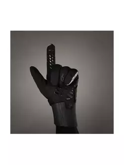 CHIBA COMMUTER zimní cyklistické rukavice, černé 3120420