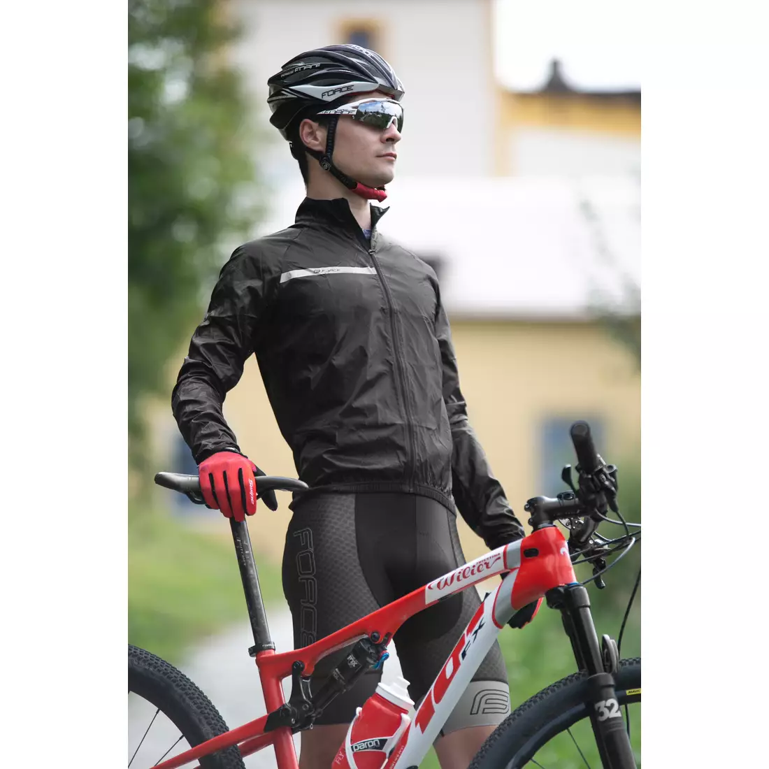 Cyklistická bunda FORCE WINDPRO czarna 8997921
