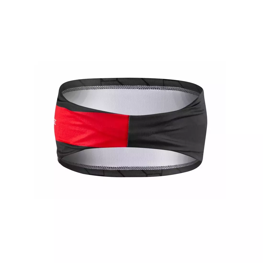FORCE FIT sportovní čelenka, černá a červená UNI 903162