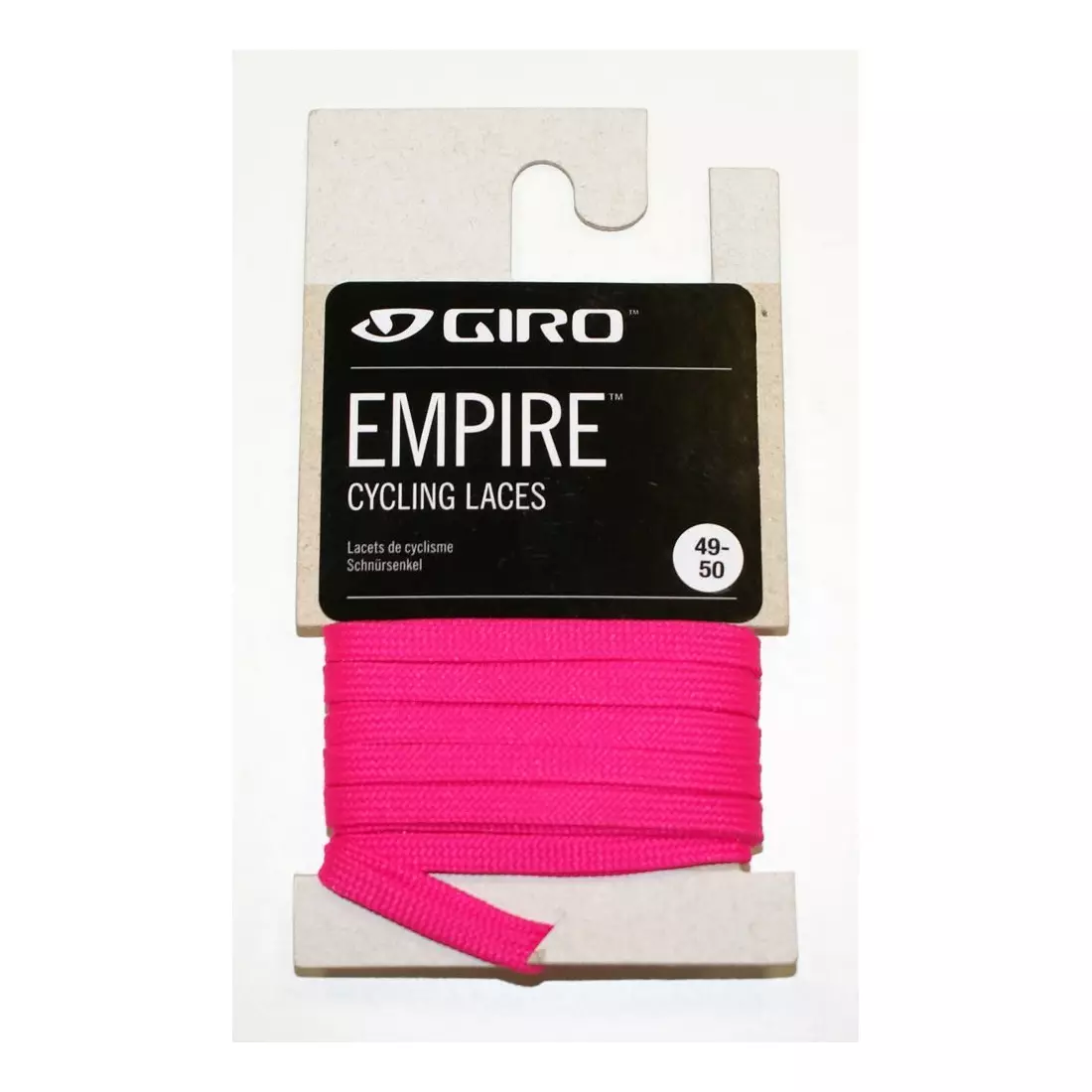 GIRO tkaničky na cyklistickou obuv EMPIRE LACES coral pink GR-7084147