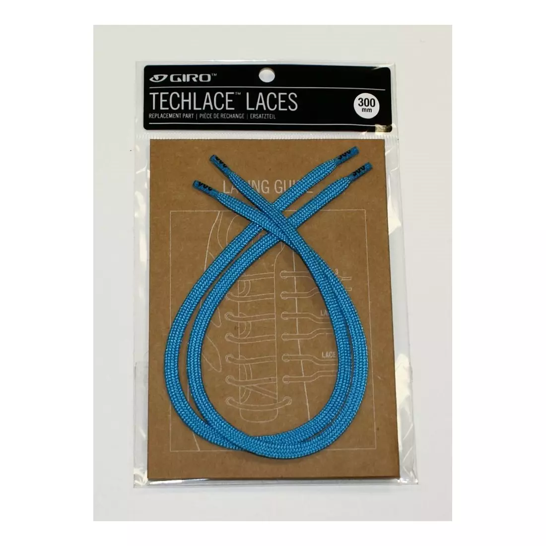 GIRO tkaničky na cyklistickou obuv TECHLACE LACES blue jewel GR-7093299