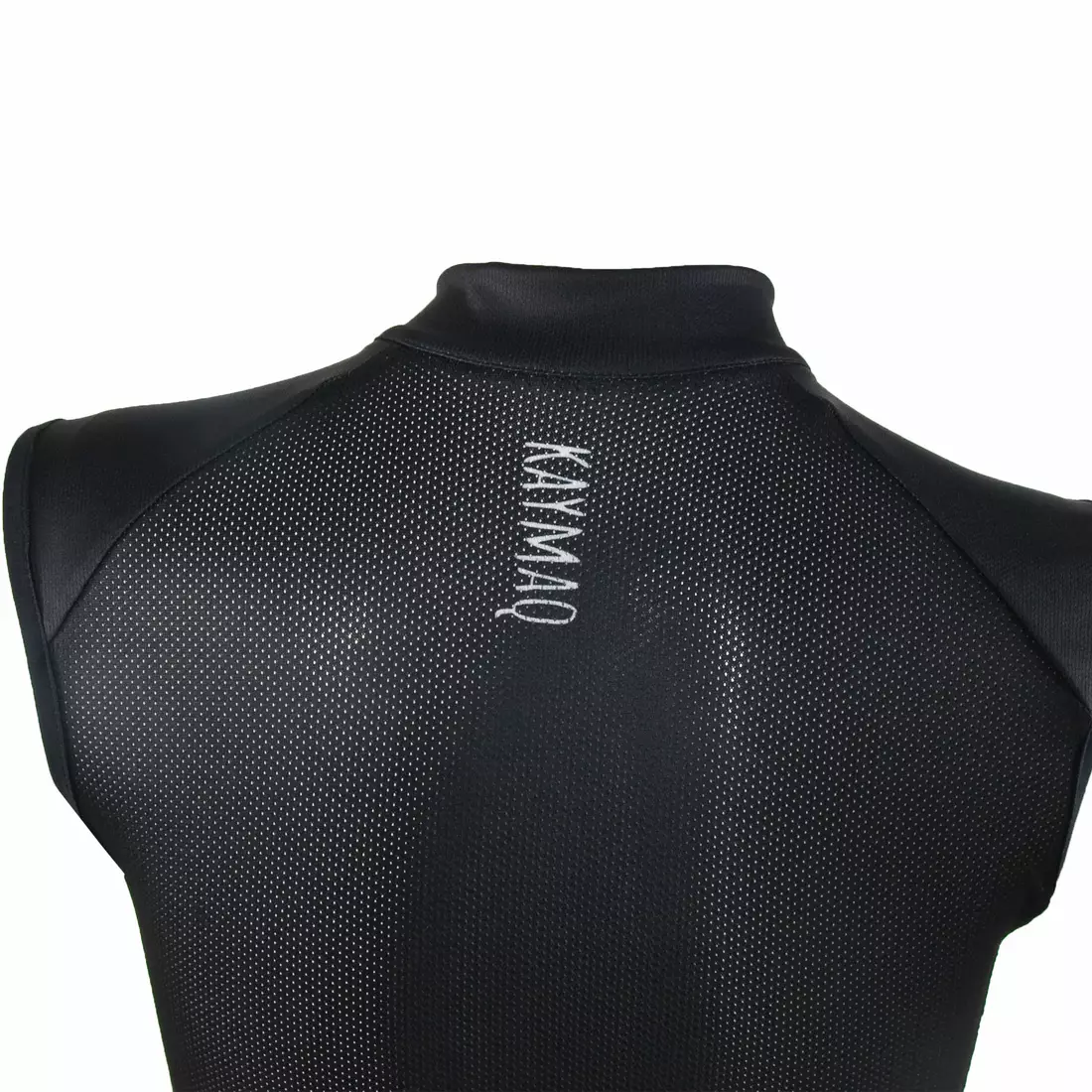 KAYMAQ SLEEVELESS dámský cyklistický dres bez rukávů 01.218, černý