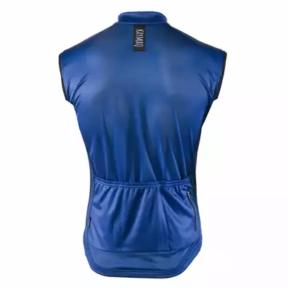 KAYMAQ SLEEVELESS pánský cyklistický dres bez rukávů 01.217, modrá