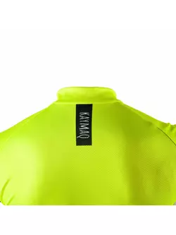 KAYMAQ SLEEVELESS pánský cyklistický dres bez rukávů 01.217 fluoro žlutá