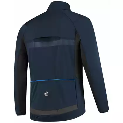 ROGELLI BARRIER pánská lehká zimní softshellová cyklistická bunda, modrá