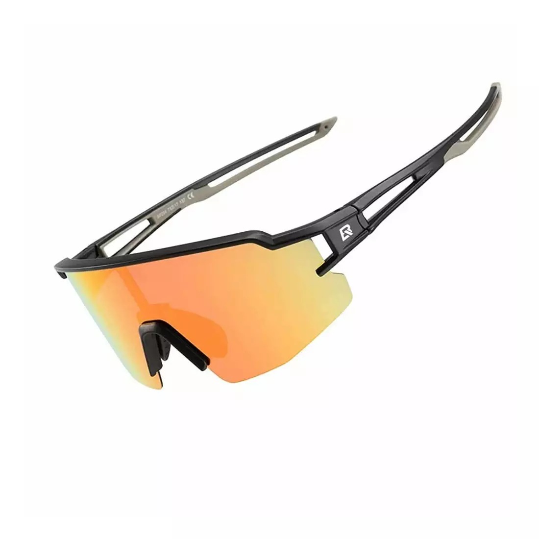 Rockbros 10171 Polarizované cyklistické / sportovní brýle, černé a šedé