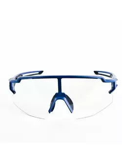 Rockbros 10174 fotochromatické cyklistické / sportovní brýle, modré