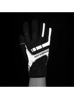 Rockbros přechodné cyklistické rukavice, membrána, černá a šedá S173BGR