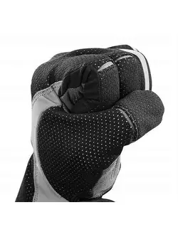 Rockbros přechodné cyklistické rukavice, membrána, černá a šedá S173BGR