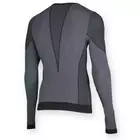 Rogelli CHASE pánské spodní prádlo černé termoaktivní tričko s dlouhým rukávem