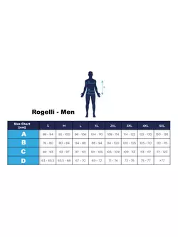 Rogelli RUN 800.261 BASIC černé běžecké tričko s dlouhým rukávem