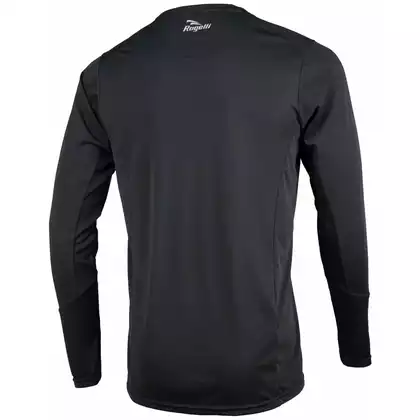 Rogelli RUN 800.261 BASIC černé běžecké tričko s dlouhým rukávem