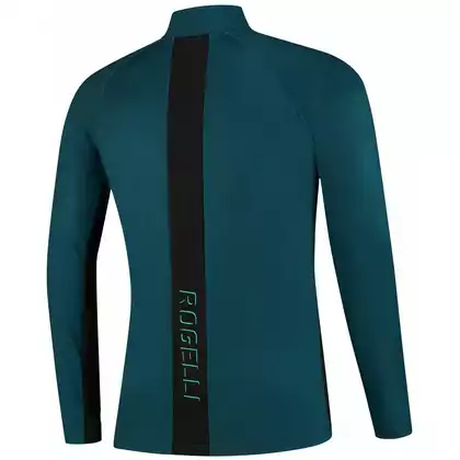 Rogelli STEEL pánské zateplené běžecké tričko / mikina, tyrkysová barva