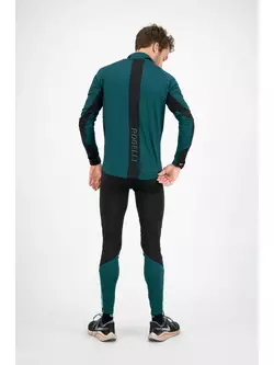 Rogelli STEEL pánské zateplené běžecké tričko / mikina, tyrkysová barva