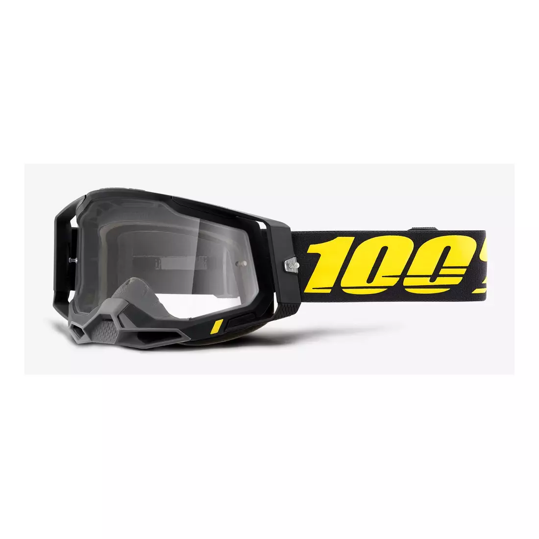 100% Cyklistické brýle RACECRAFT 2 (čirá skla Anti-Fog, LT 88%-92% + 10 víček) arbis 