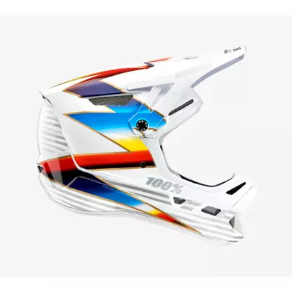 100% cyklistická helma full face AIRCRAFT COMPOSITE knox white 