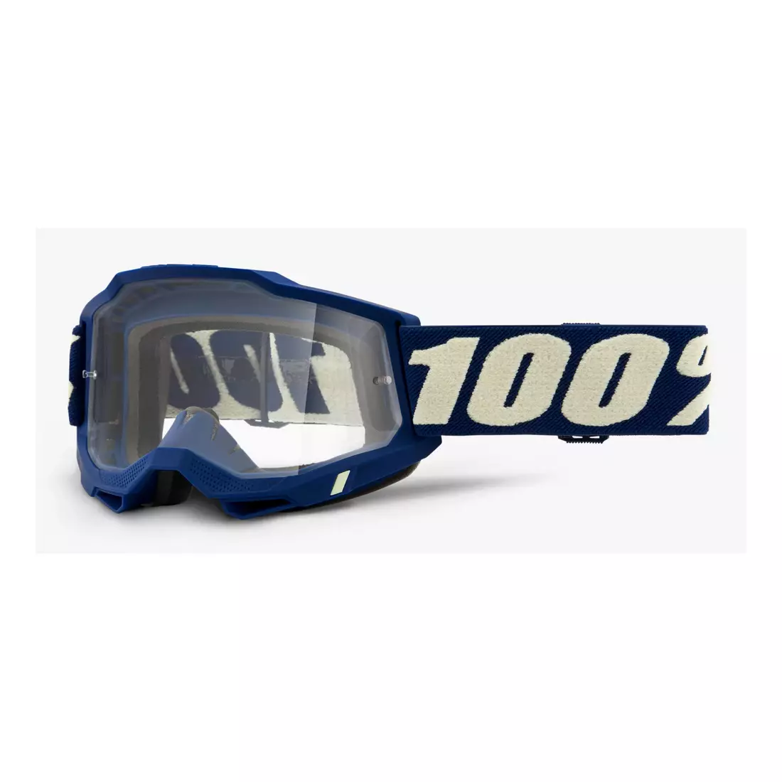 100% cyklistické brýle ACCURI 2 (čirá skla Anti-Fog,  LT 88%-92%) deepmarine STO-50221-101-11