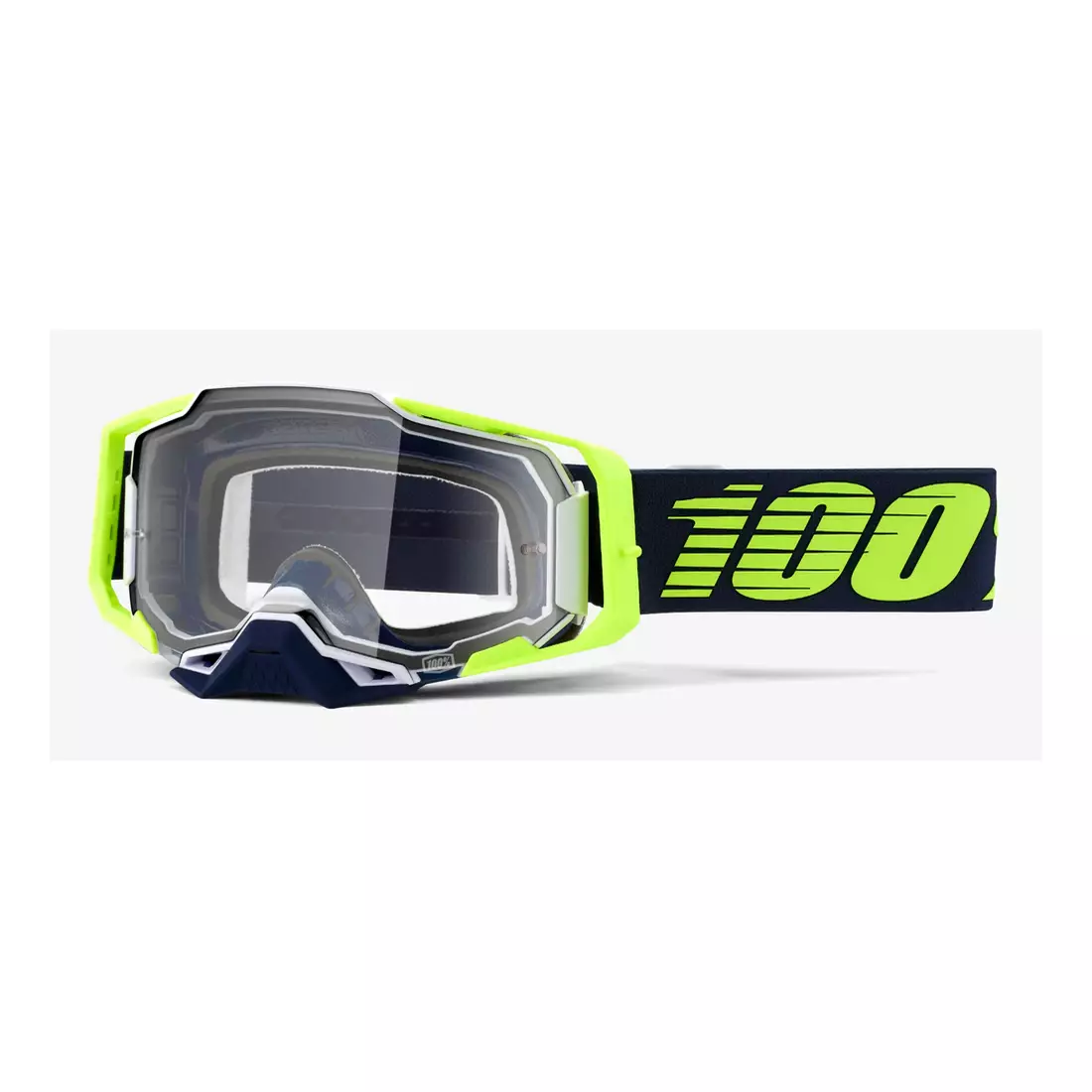 100% cyklistické brýle ARMEGA (průhledné sklo Anti-Fog, LT 88%-92%) deker STO-50721-101-08