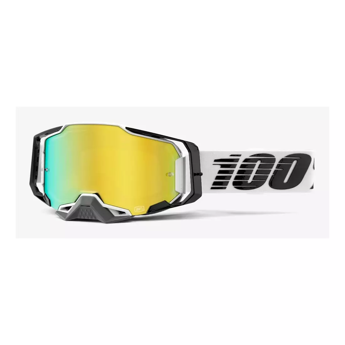 100% cyklistické brýle ARMEGA (zlaté zrcadlové sklo, LT 28%+/-5%) atmos STO-50721-259-09