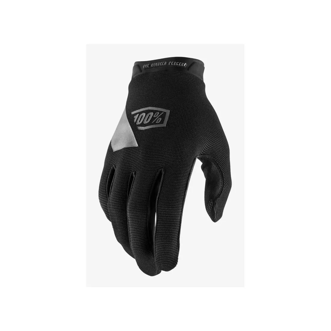 100% juniorské cyklistické rukavice RIDECAMP black STO-10018-001-06