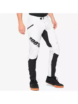 100% pánské cyklistické kalhoty R-CORE X Černý a bílý