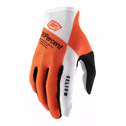 100% pánské cyklistické rukavice CELIUM fluo orange white STO-10005-444-12