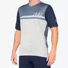 100% pánské sportovní tričko AIRMATIC steel blue grey 