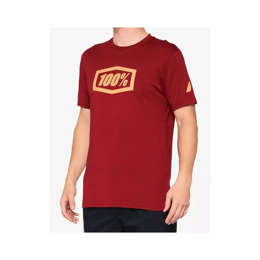 100% pánské sportovní tričko s krátkým rukávem ESSENTIAL brick STO-32016-068-13