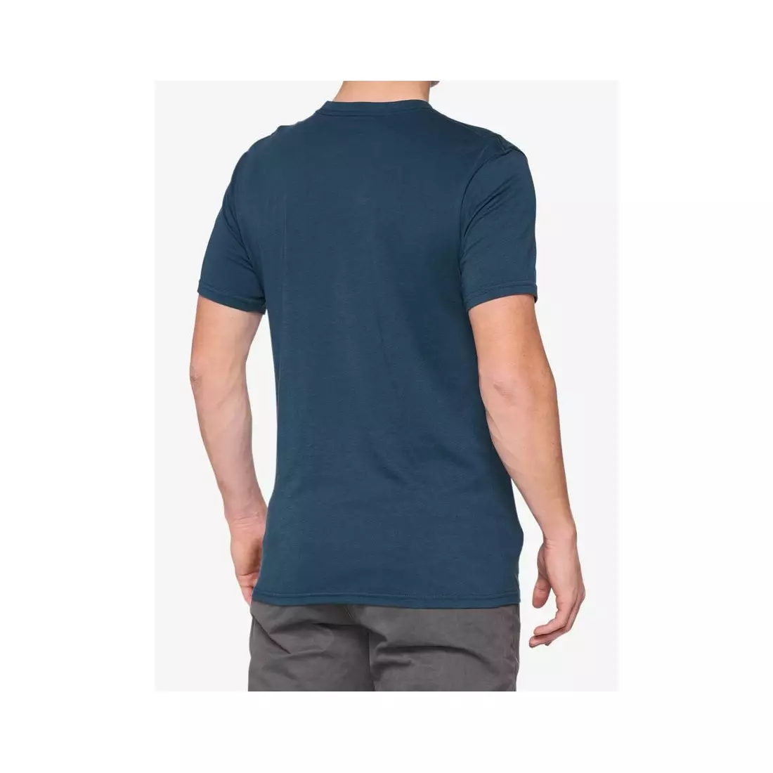 100% pánské sportovní tričko s krátkým rukávem NORD slate blue STO-32124-182-13