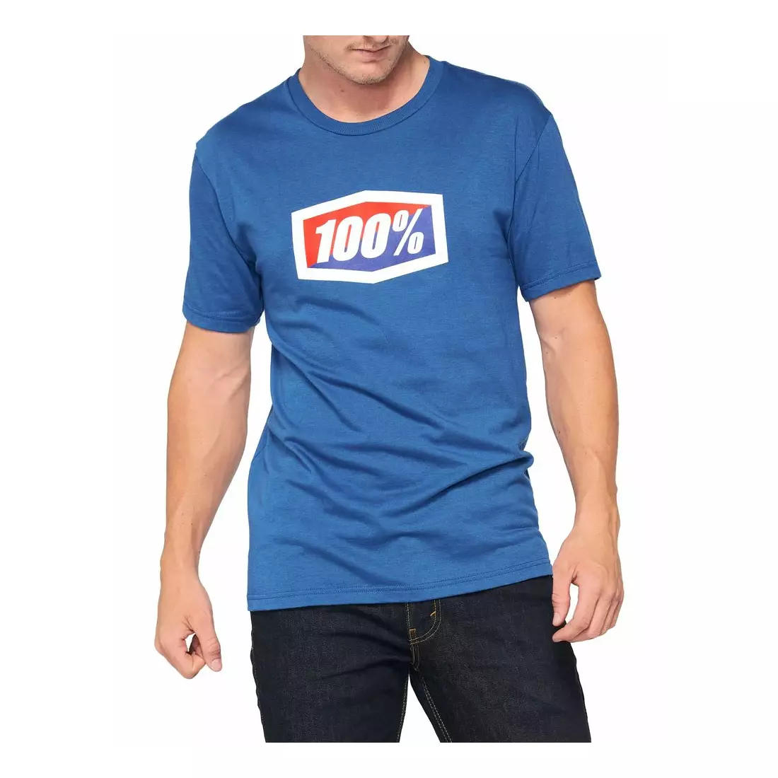 100% pánské tričko OFFICIAL blue STO-32017-002-13