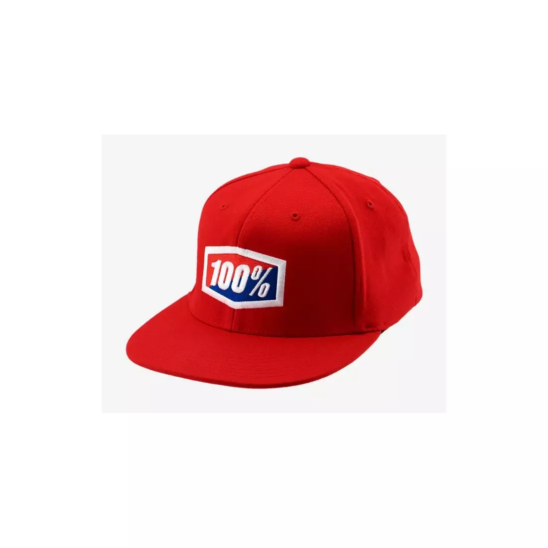 100% sportovní čepice s kšiltem OFFICIAL J-Fit flexfit hat red STO-20040-003-18